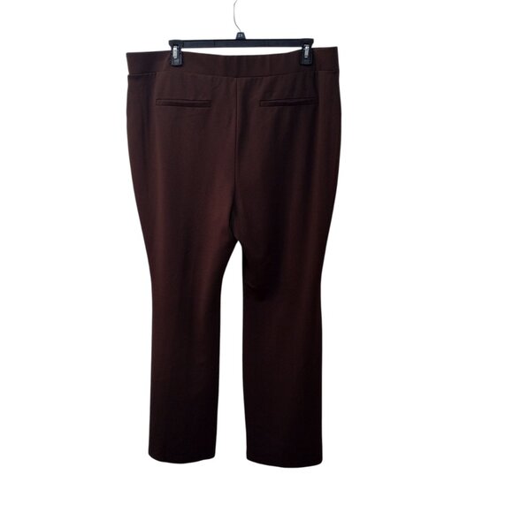 IMAN 2-Piece Chocolate Brown Pantsuit – Size 2X, Elegance & Comfort - Picture 9 of 12